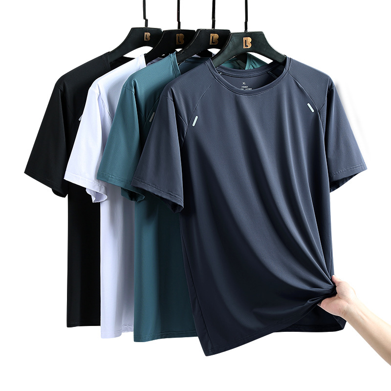 Quick dry fashionable light and thin breathable sports T-shirt for…