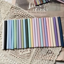 二分之一马卡龙色非雾面蜡棒24色火漆蜡棒11mm圆柱蜡条浮雕专用蜡