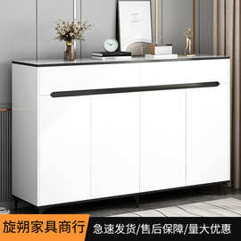 轻奢鞋柜家用门口大容量新款入户一体靠墙玄关柜收纳柜阳台储物柜