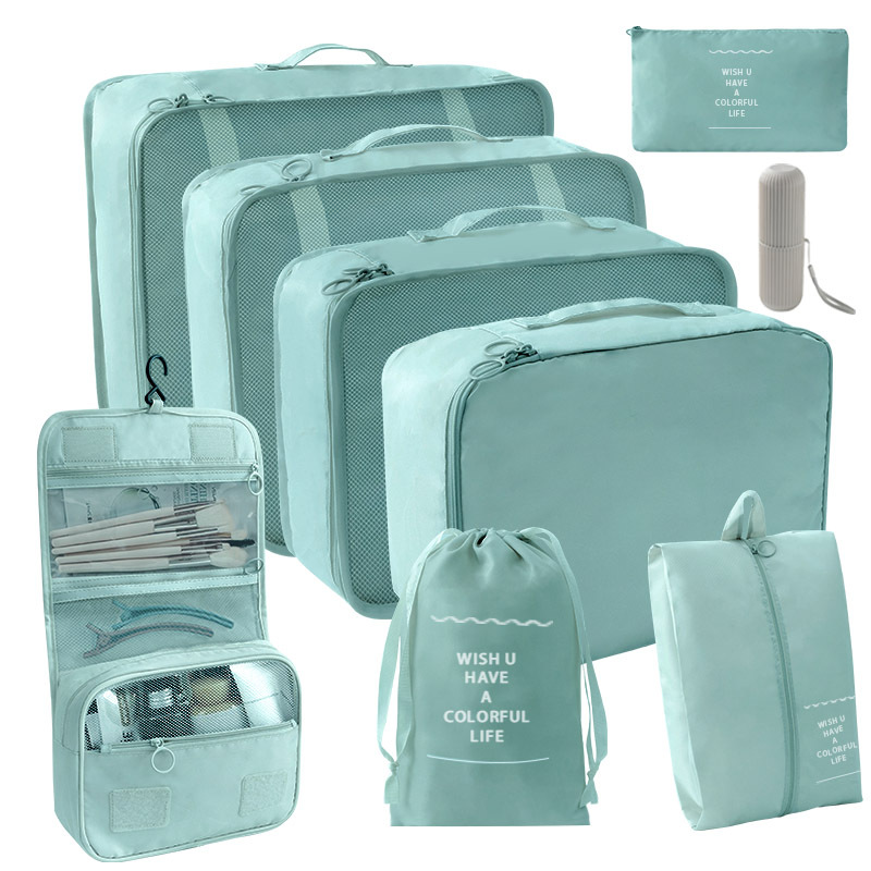 레이크 블루 훅 백 9 장 세트 [7 장 세트 + 훅 백 + 워시 컵]