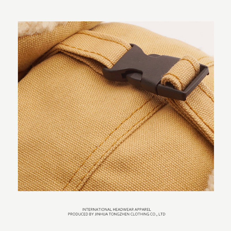 Bomber hat in peluche per uomo e donna, protezione invernale_voghion.com