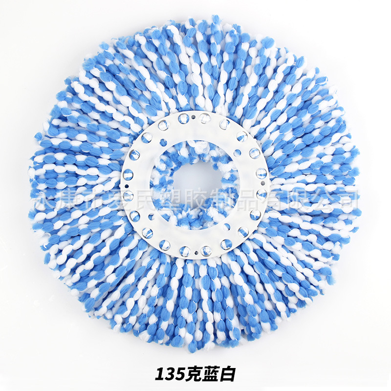 Fábrica al por mayor 16cm universal hogar mano lavado-libre engrosada redonda giratoria cabeza de la fregona accesorios de reemplazo