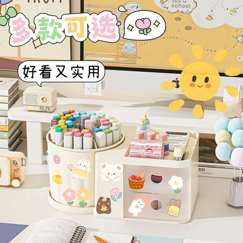 Capacious pens holder, stationery, storage box, universal storage system for home use