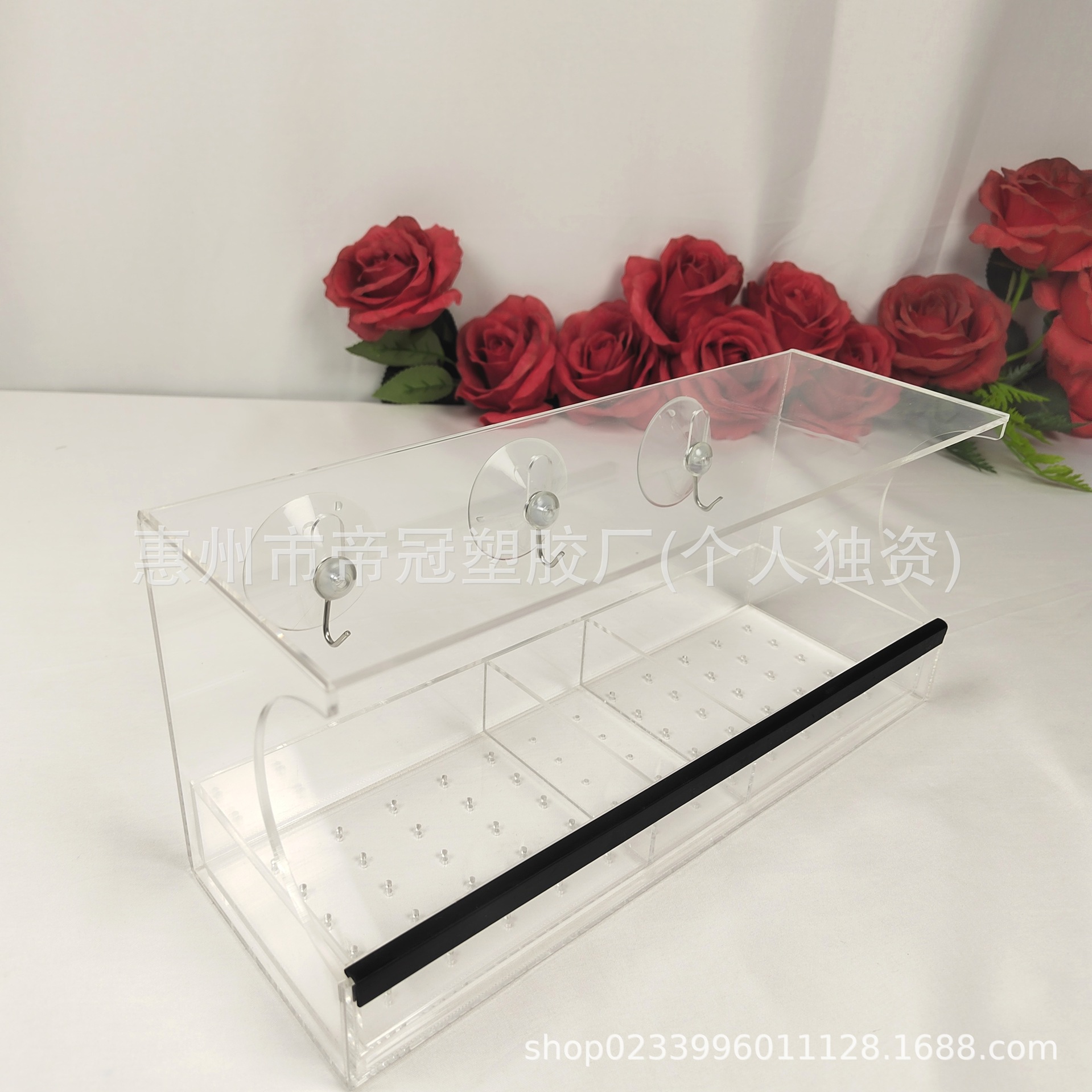 坚固耐用的亚克力透明窗户喂鸟器花园装饰