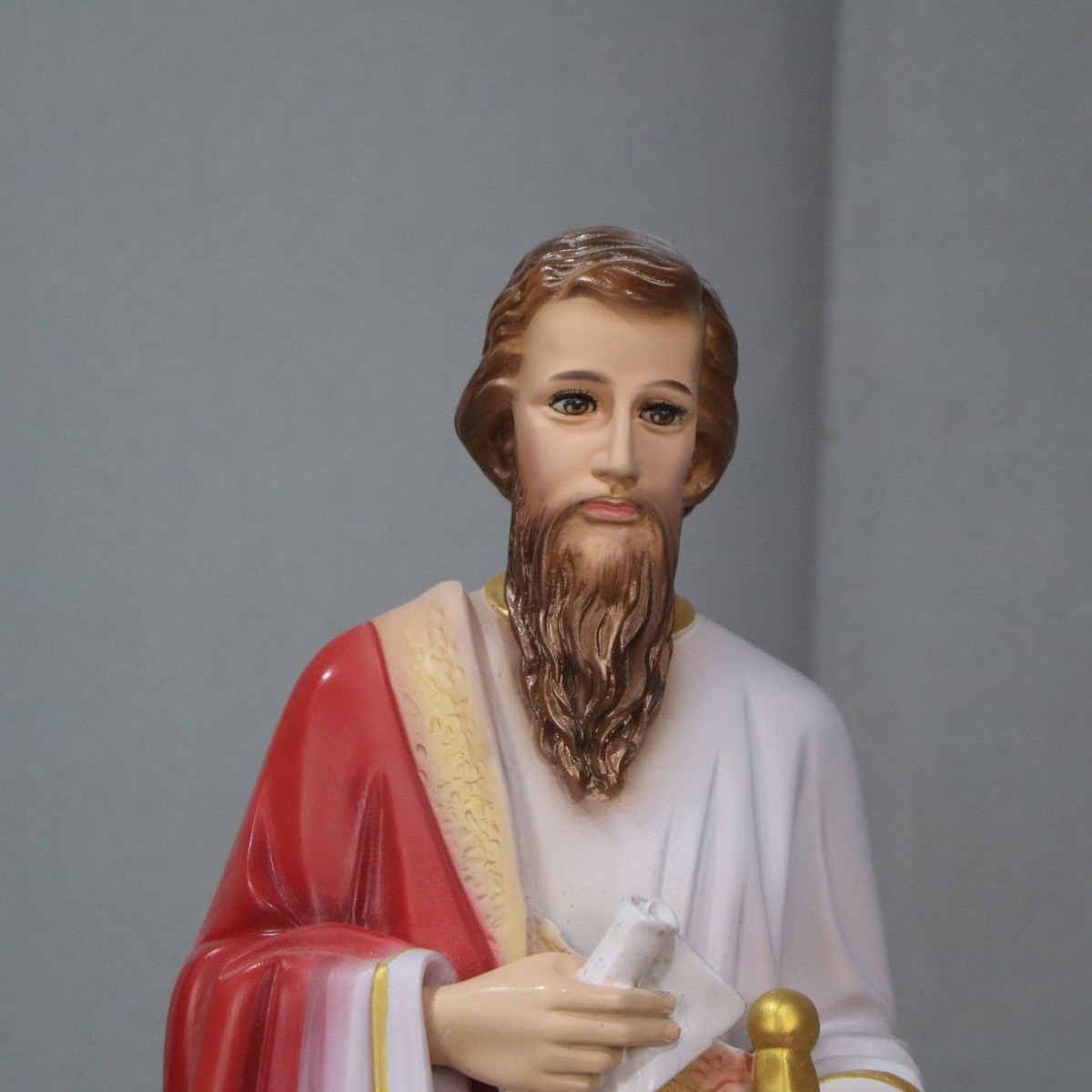 50cm transfronterizo San Pablo visualización de la estatua de la iglesia de la casa decoración de la estatua principal sala de estar
