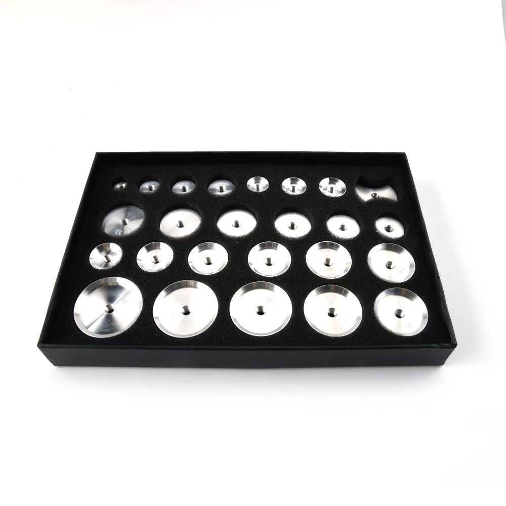 修表工具 手表压后盖模具 铝合金材质 铝压模 5mm孔径 压盖机铝膜