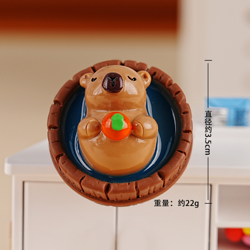 Decoraciones creativas bonitas para el hogar buena suerte Lotus Kabibala resina artesanía decoración de escritorio de oficina