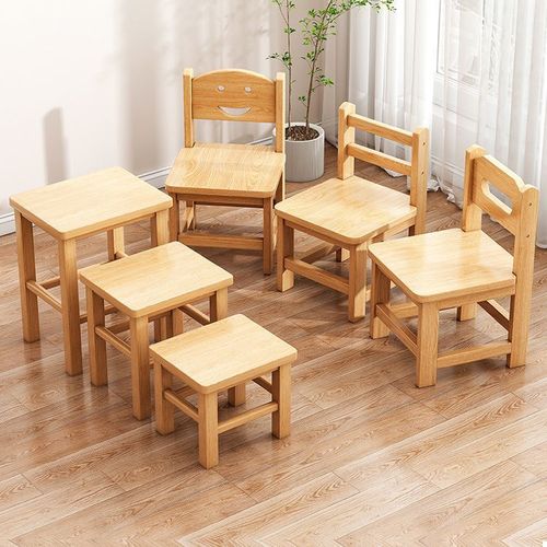 实木小凳子家用儿童靠背小椅子小木凳客厅木凳子板凳木头凳子矮凳