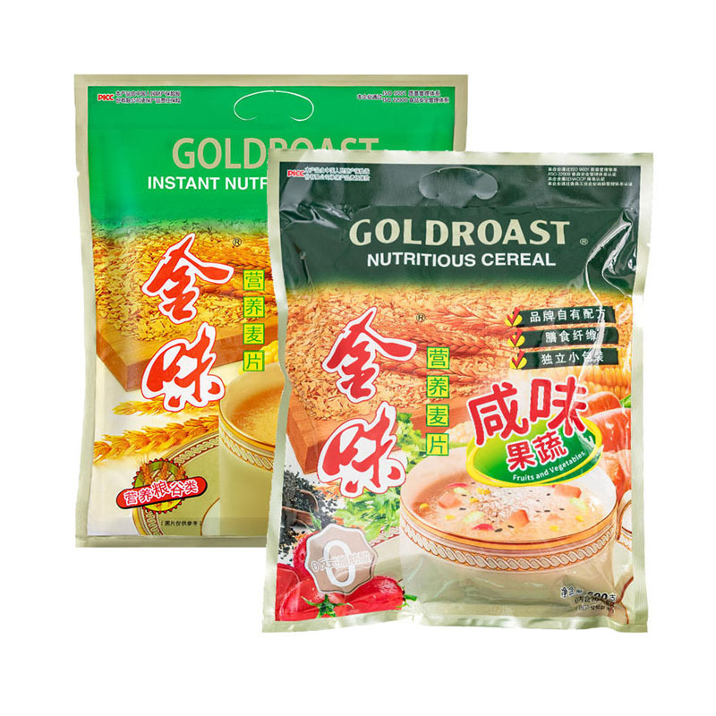 厂家供应金味醇香600g麦片加燕麦口味全麦原味袋装即食强化钙|undefined