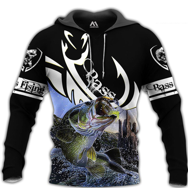 Spring and Autumn shirt digital printing fishing loose plus size Luya hobby pattern cool European and American sweater one-piece delivery Spring and Autumn shirt digital printing fishing loose plus size Luya hobby pattern cool European and American sweater one-piece delivery
