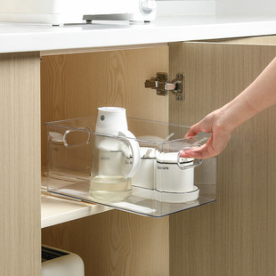 Basket track plastic accessories DIY slide rail storage basket multi-purpose kitchen bedroom dormitory storage box track bar