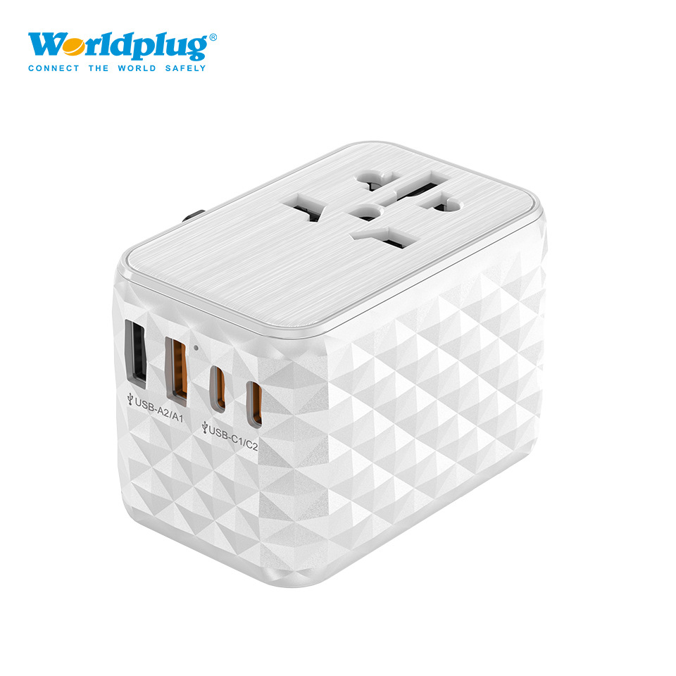 PD快充GaN氮化镓65W插头转换器旅行通用转换插头多功能插座