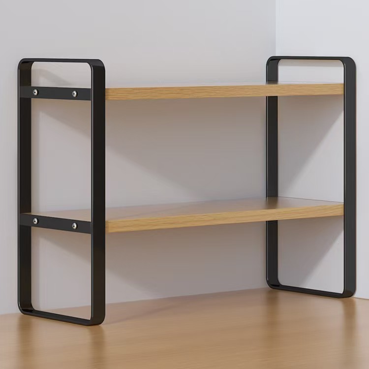 Desktop Office Storage Rack Cosmetics Organizer Bracket Home Bookshelf Student Desk Multi-Layer Simple Storage Rack Bookcase