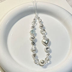 ins風星星高級感手機殼鏈條ccd相機掛飾包掛咕本裝飾鏈手串珠子