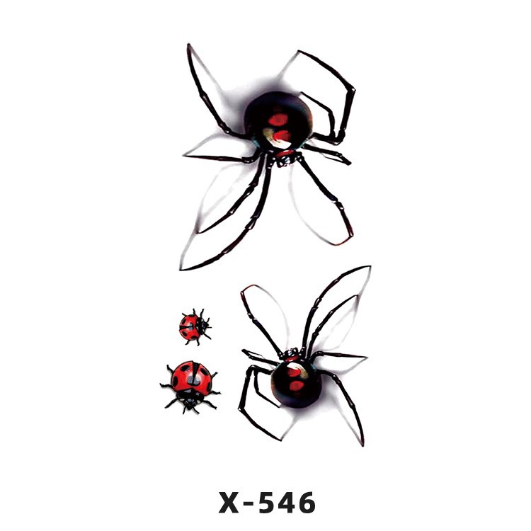 Arco de flor pequeña pegatinas de tatuaje fresco 3D dibujos animados transfronterizo Henna rosa impermeable texto en inglés pegatinas de tatuaje