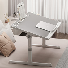 Foldable notebook student dormitory study table bed desk跨境