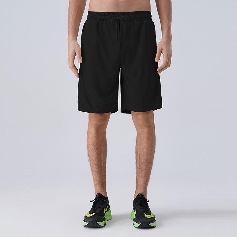 Pantalones cortos de hombre baloncesto delgado elástico ocio entrenamiento para correr pantalones cortos deportivos