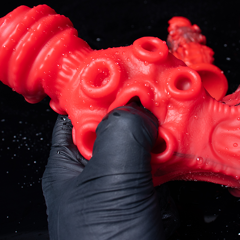 7KU Mr. Spades Silicone Beads Super Soft Special-shaped Anal Plug Back Court Toy Male Prostate Tentacle Suction
