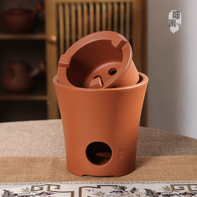 Печь с красным грязевым углем