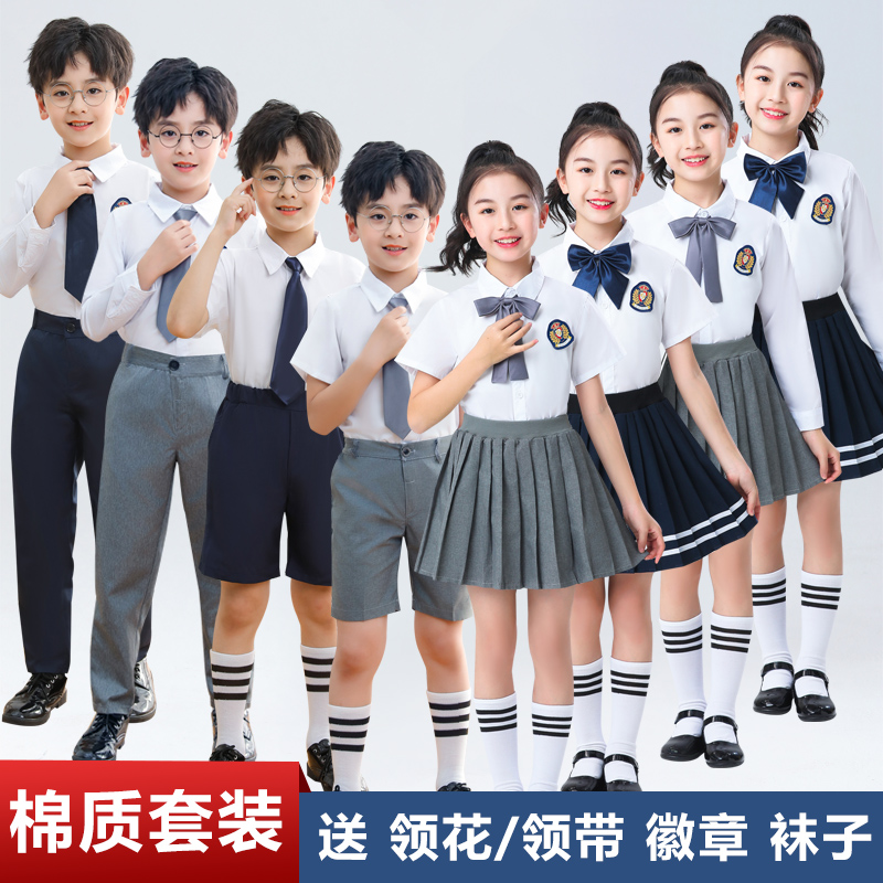 中小学生大合唱表演服装儿童诗朗诵演出服歌咏比赛校服班服毕业照