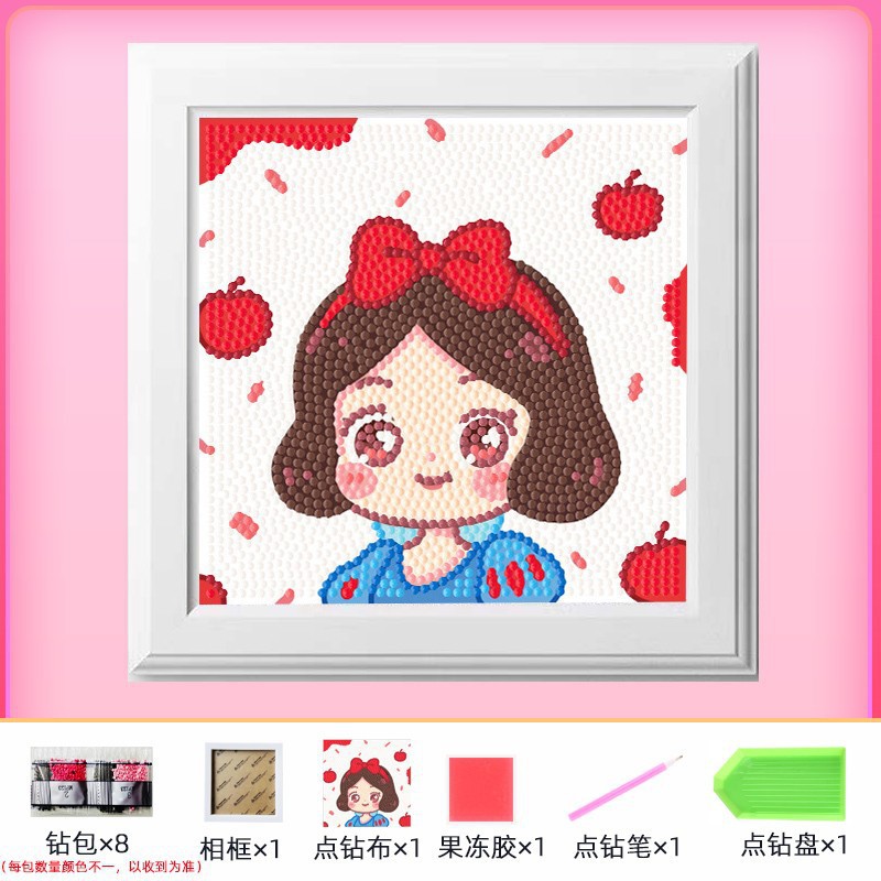 Nuevo dibujo de diamante infantil de labu diy pegatinas de diamante con marcos de fotos hechas a mano diy puzzle pegatinas de mampostería image 137