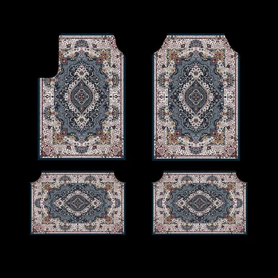 Mats, Avtomobil döşəmə paspasları - mjxqcd91-5-4434cm4468cm-two-pairs-four-pieces-in-total
