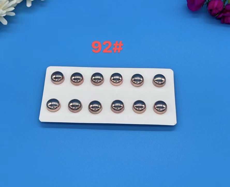 12개/전기도금 로즈 골드 92*