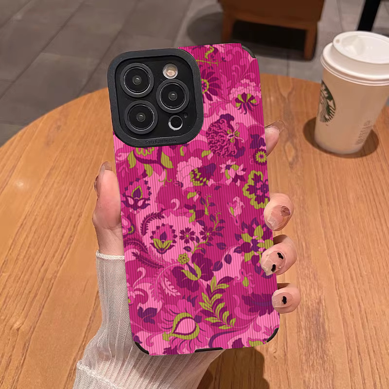 Pink Flower Suitable for Apple 17Promax 17Pro 17 17Air 15 11 Mobile Phone Case 14 16Promax