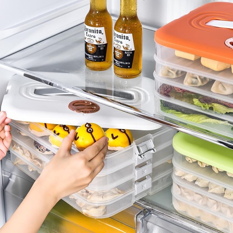 食品グレードの餃子箱、特別な家庭用餃子カオスボックス、冷蔵庫の卵保存冷凍庫、ワンタン保存箱|undefined