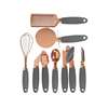 Kitchen stainless steel, golden tools set, 7 pieces, pink gold, ice cream