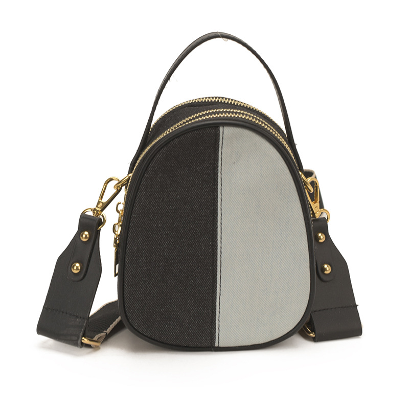 Jean empalme bolso de mano de color contraste mujer 2026 nuevo estilo de lujo ligero cruzado de moda de moda de hombro mochila