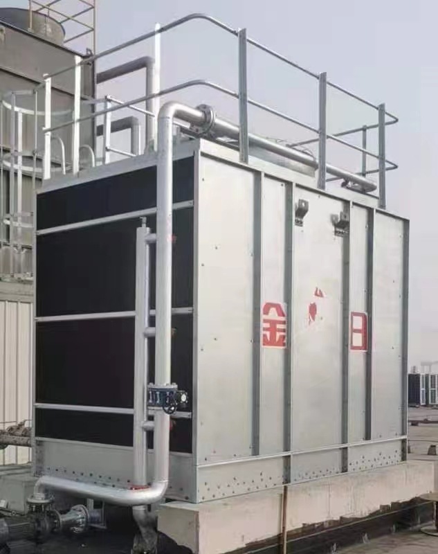 上海金日闭式横流冷却塔全国联保，水质无污染，质保两年