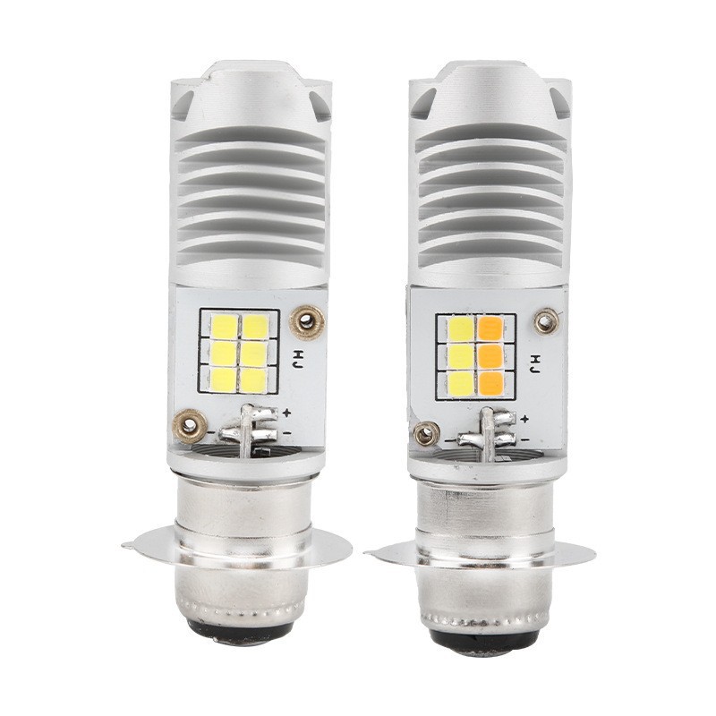 M5 Motorcycle LED Headlight 12V7W Dual Color Spot Light High Low Beam Motorcycle Headlight Factory Wholesale