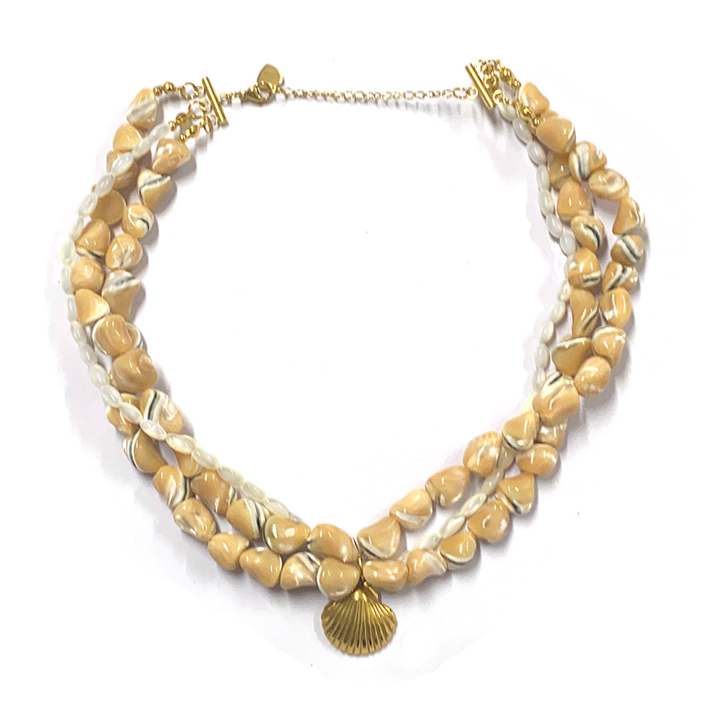 Shell, Titanium Steel Material Casual Beach Simple Style Shell Shell Titanium Steel Wholesale Pendant Necklace