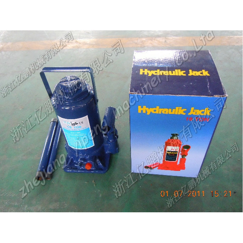 16T CE&GS,TUV认证立式千斤顶/液压手动汽修工具