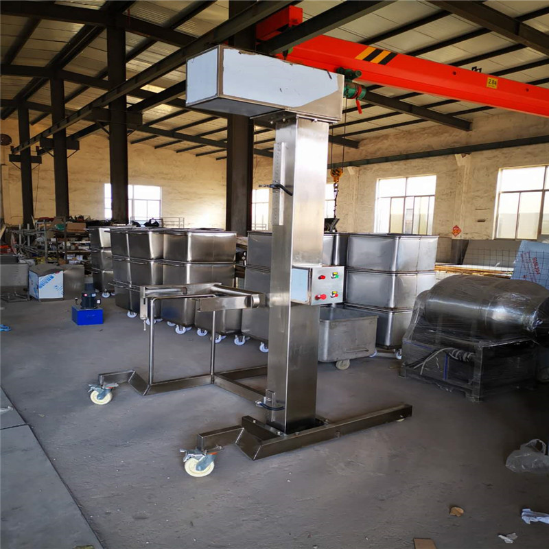 不锈钢垂直提升机 食品加工厂用料车提升机