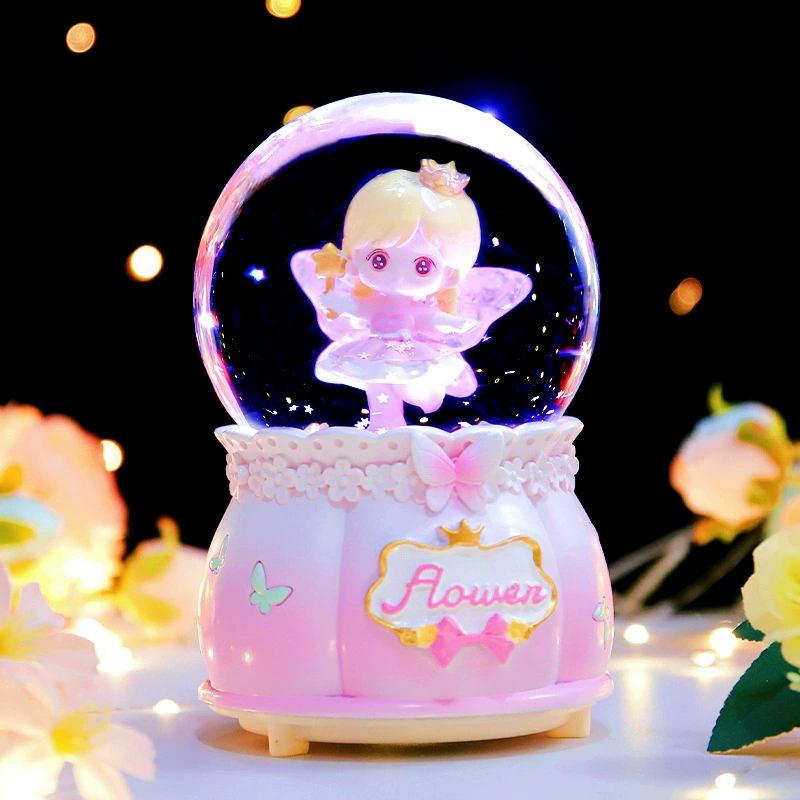 Starry sky, music box, rotating night light, new collection