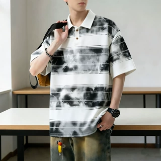 360斤大码男装polo衫短袖夏季棉质透气宽松休闲加肥加大胖子T恤