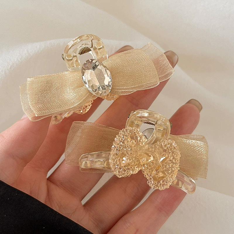 Акулья символ с бантом, заколка для волос, Crab pin, аксессуар для волос, стиль высокого качества, стиль лёгкая роскошь