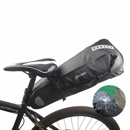 Bicycle tail bag, multifunctional large-capacity bicycle riding waterproof saddle tail bag, cycling equipment saddle bag