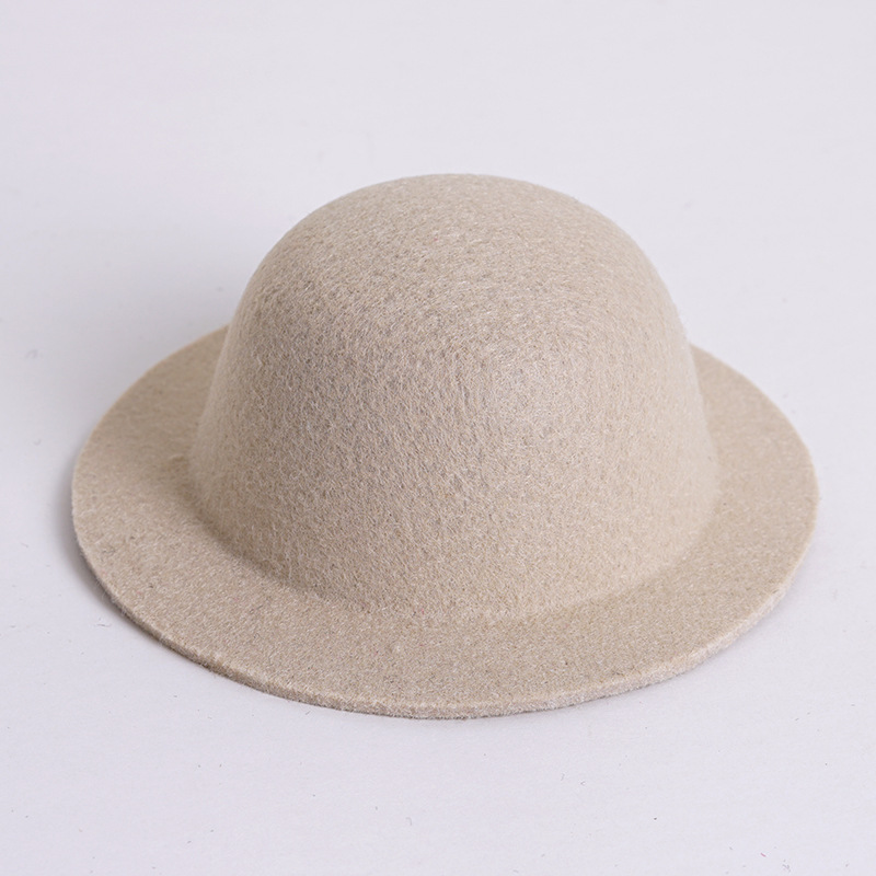 Labu nuevo sombrero de feltero abierto sombrero de cúpula sombrero accesorios de moda sombrero mini sombrero muñeca