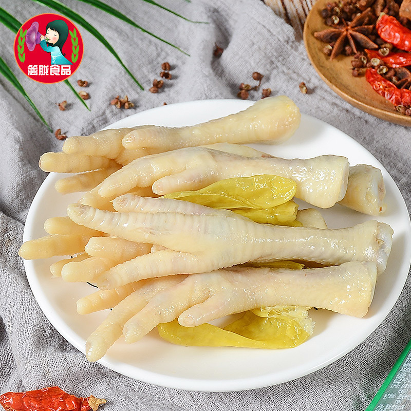 重庆有友泡椒凤爪28g*15支辣的鸡爪吃货解馋小零食整支鸡爪零食|undefined