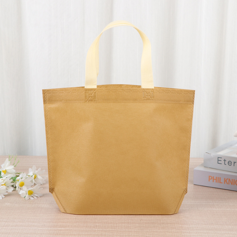 Bolsas de tela no tejida en blanco en stock, bolsas de tela no tejida portátiles, bolsas de prenda, logotipo de impresión image 18
