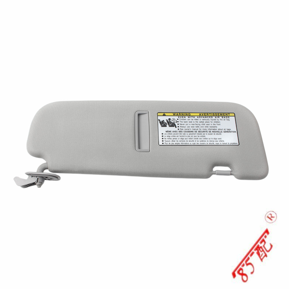 Gray Left Sun Visor 852103X000Tx Suitable for Hyundai Elantra 2011-2015