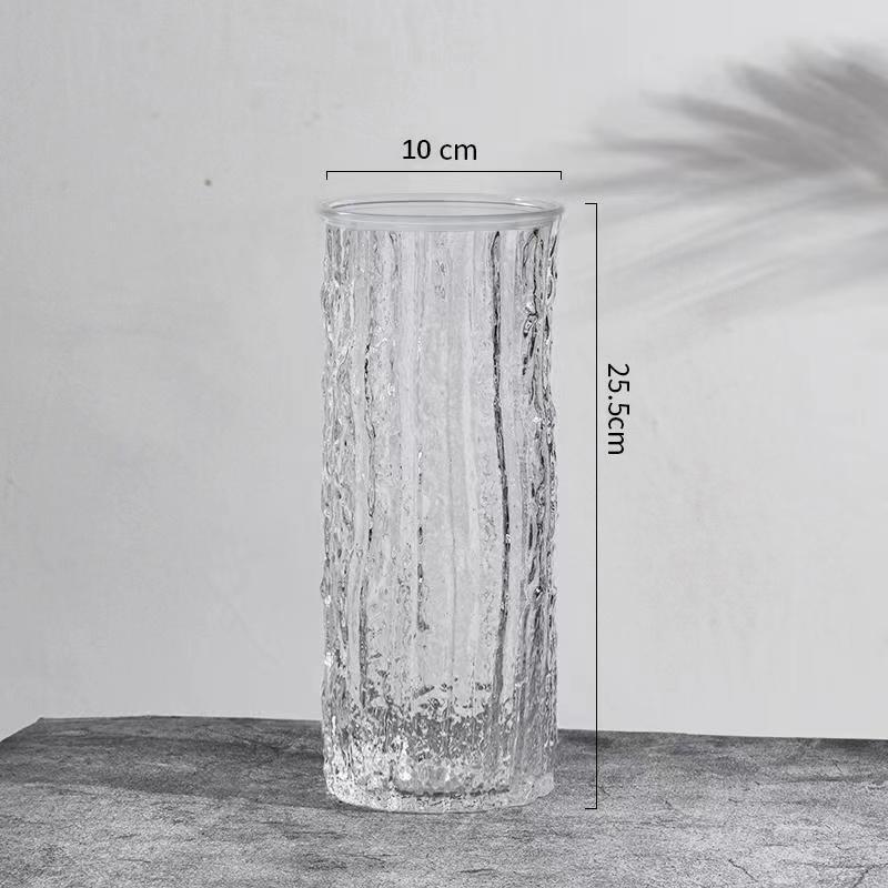 Vaso personalizado inswind glaciar nórdico flores hidropónicas vasos de vidrio minimalistas vasos creativos sensores de flores avanzados