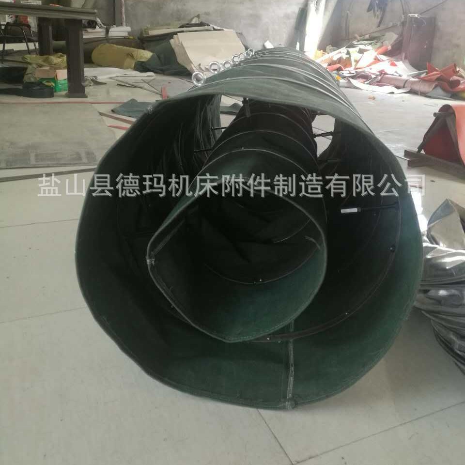 耐腐蚀圆形走料软连接矽胶涂面玻璃纤维风管、焊锡高温软管