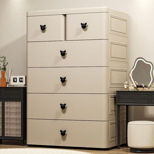70cm Storage Cabinet Drawer-Type Multi-Layer Living Room Storage Cabinet Kidsren's Wardrobe Storage Cabinet Five-Drawer Home Baby Wardrobe