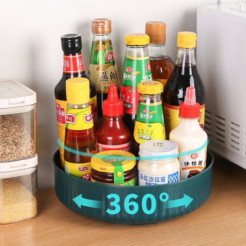 Estante de almacenamiento multifuncional especial para condimentos de cocina de condimento de mesa de salsa de soja vinagre