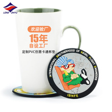 龙之宇15年定做广告促销礼品PVC软胶杯垫定制硅胶餐垫优质供应商