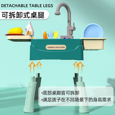 children dishwasher Toys Play house suit Electric effluent girl kitchen simulation baby Vegetables